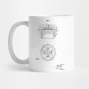 Internal Combustion Engine Vintage Patent Hand Drawing Mug